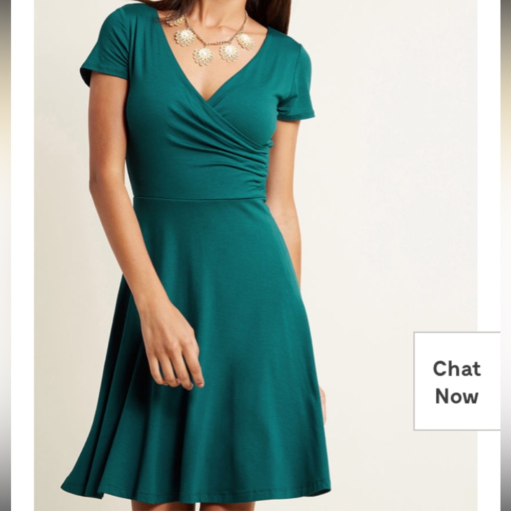 V-Neck ModCloth Dress